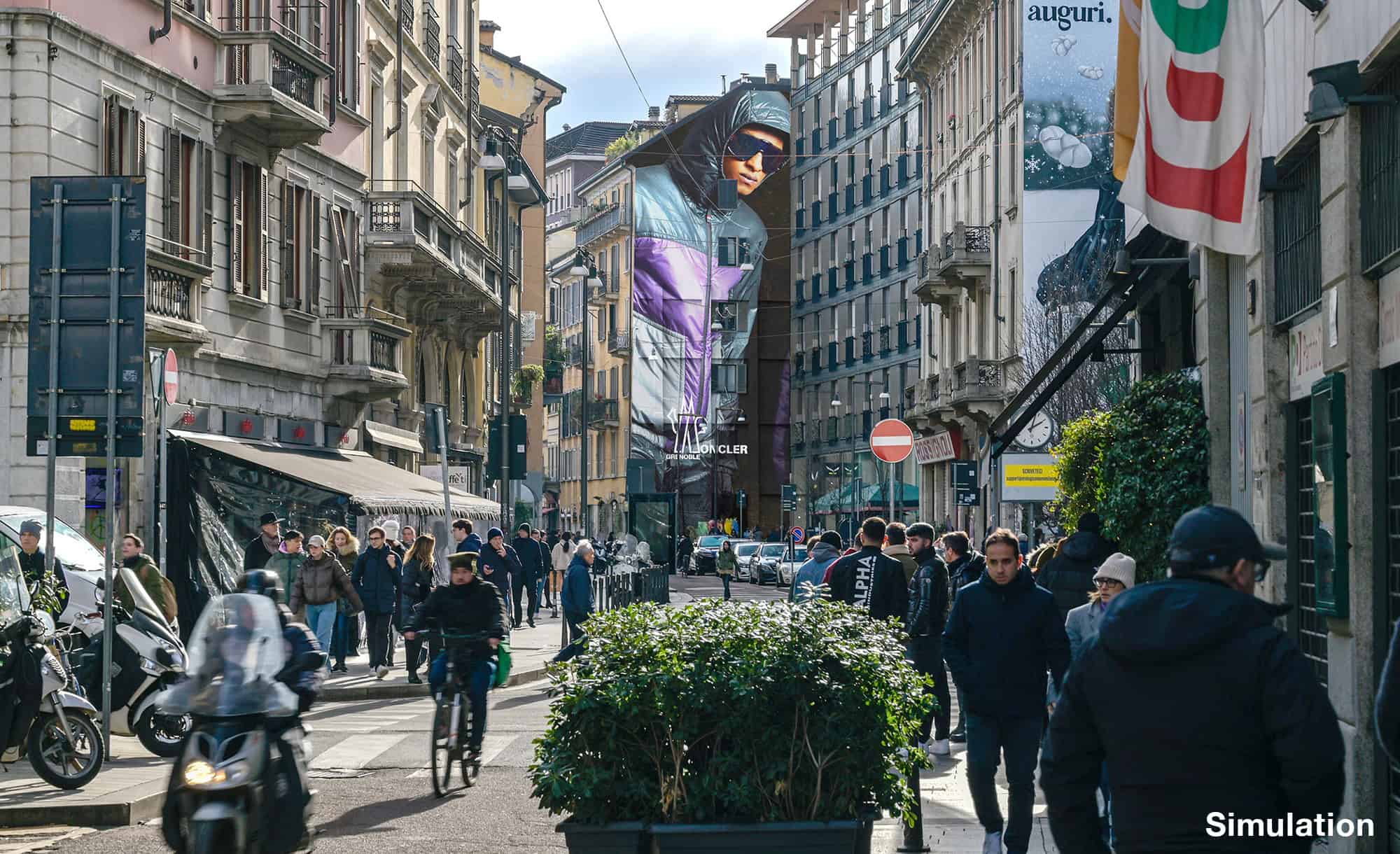 Mural Garibaldi 55 in Milan by Streetvox