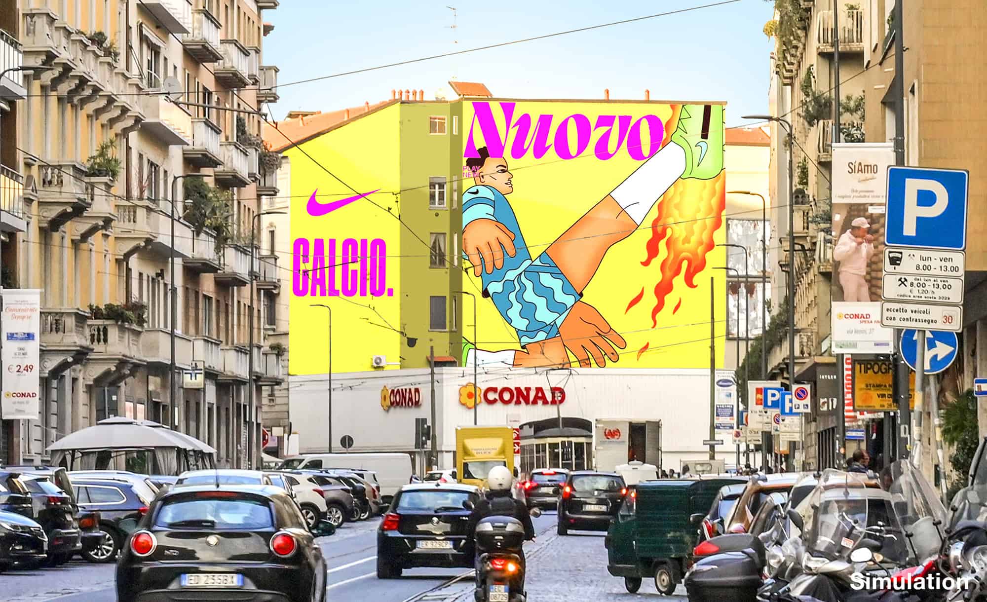 Mural Nolo in Milan by Streetvox