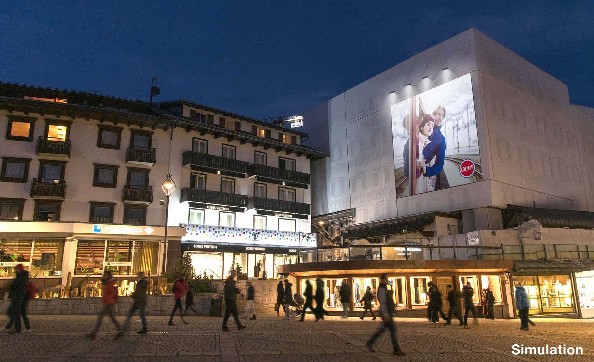 billboard Cortina with Colmar (fashion)